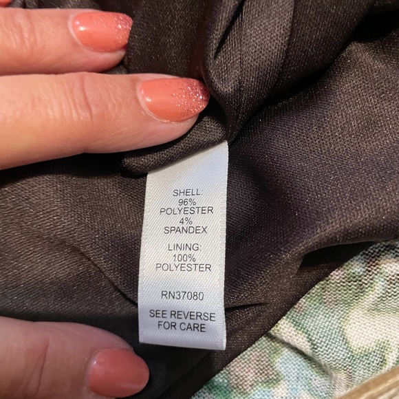 Women’s Brown & Turquoise/Blue Knit Dress, Size Medium - Picture 12 of 13